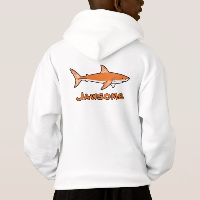 Tubarão laranja Jawsome  (Verso)