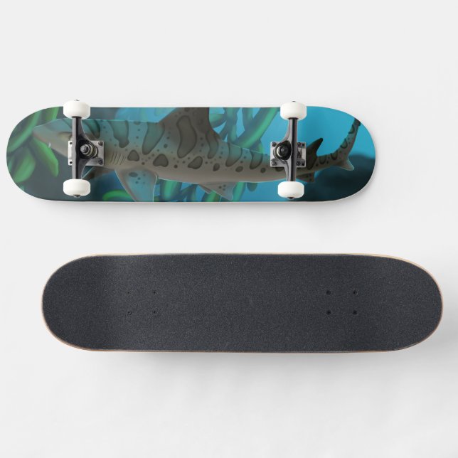 Tubarão-leopardo skateboard (Horz)