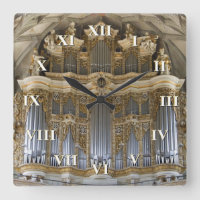 Tubo de relógio com numeração romana