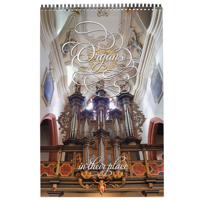 Tubos em seu lugar, no calendário vertical (Capa)