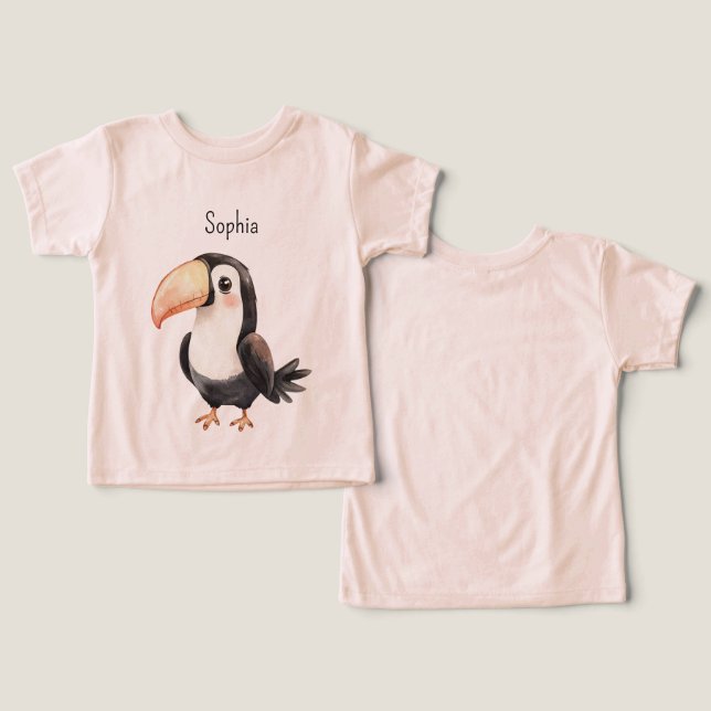 Tucano-preto-bico-de-pêssego (Design Frente e Verso)