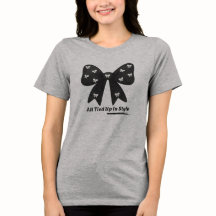 Tudo Amarrado Com Estilo – Camiseta Laço Minimalis