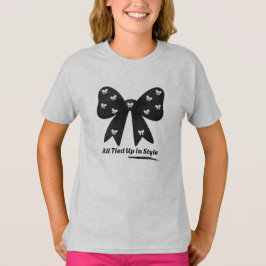 Tudo Amarrado Com Estilo – Camiseta Laço Minimalis