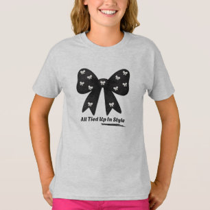 Tudo Amarrado Com Estilo – Camiseta Laço Minimalis