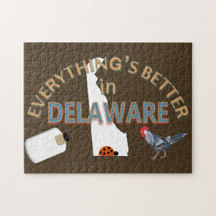 Tudo é melhor no quebra-cabeça de Delaware