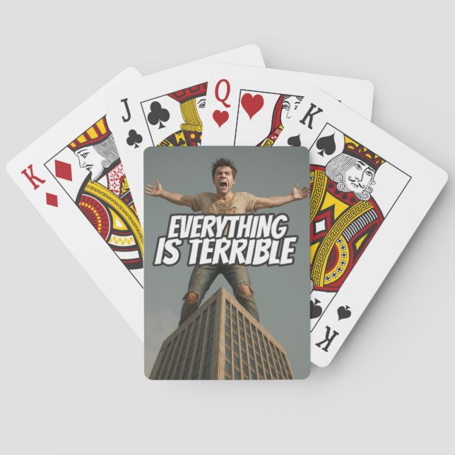 Tudo é Terrible Cartas de Baralho - Phil Elmore (Verso)