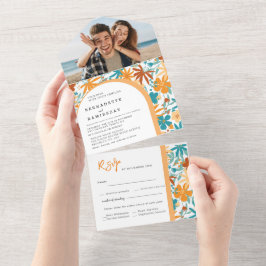 Tudo em um casamento de Flores Selvagem Brilhante