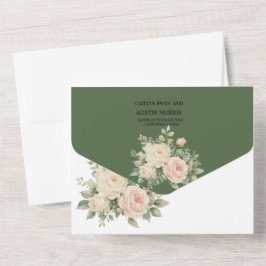 Tudo em um Casamento Floral de Eucalipto Elegante