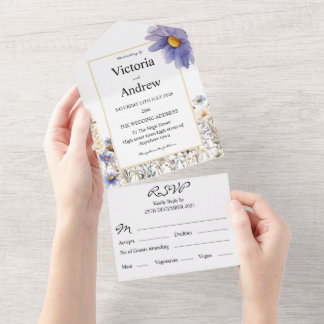 Tudo em um Convite de casamento