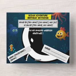 Tudo em um Convite de casamento