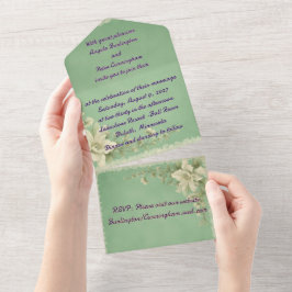 Tudo em um Convite de casamento
