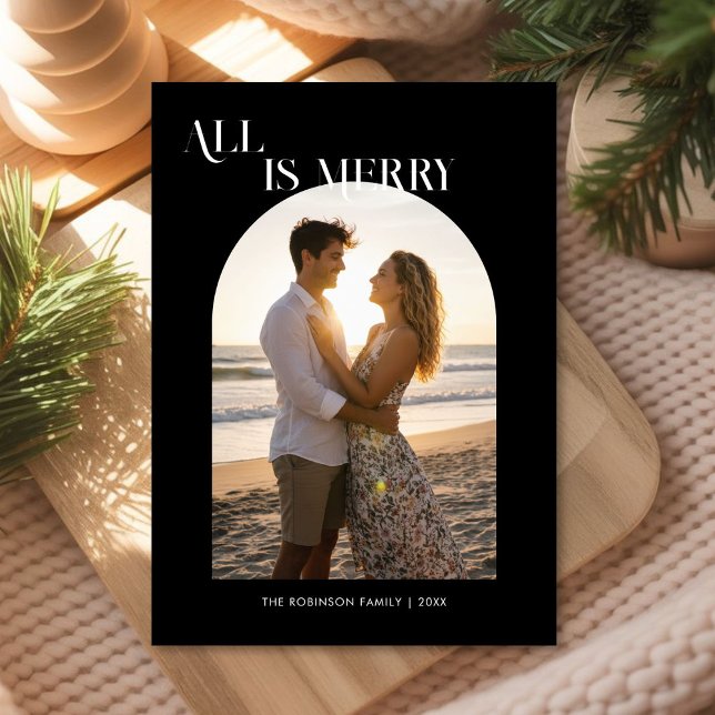 Tudo Está Brilhante - Novo Cartão de Natal (Criador carregado)