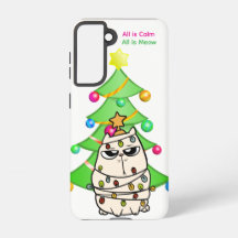 Tudo Está Calmo Tudo É Um Gato Samsung Galaxy Case