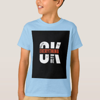 Tudo ficará bem camiseta infantil
