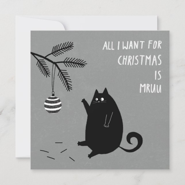 Tudo o que eu quero no Natal é Mruu (Frente)