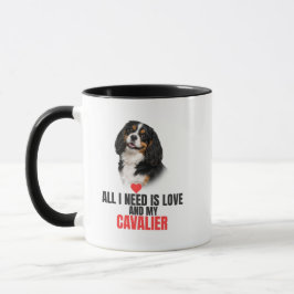 Tudo o que Preciso é Amor e Meu Cavalier Caneca de