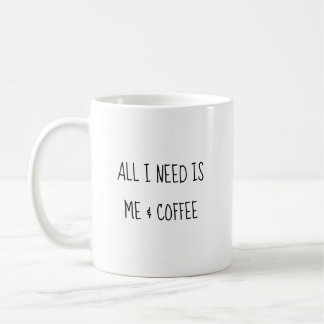 Tudo o que Preciso é Eu & Café Caneca de Café Dive