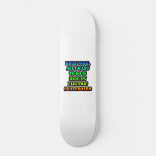 Tudo O Que Quero Fazer É Ir Embarcar Skate Elétr