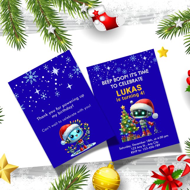 Tudo o que Quero no NATAL é um Convite de Aniversá (Criador carregado)