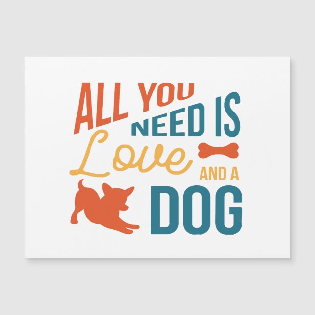 Tudo o que você precisa é Amor e um Cachorro (Frente)