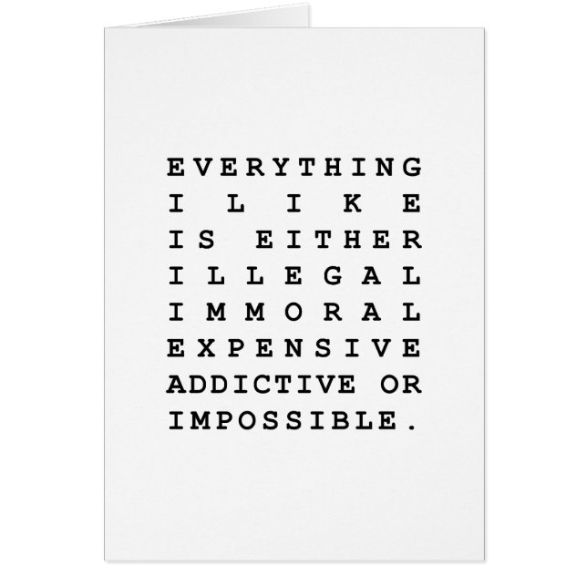 Tudo que eu gosto de cartão (Frente)