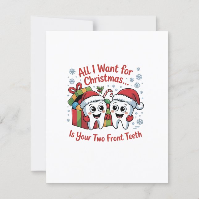 Tudo que eu quero para o Natal é seus dois dentes  (Frente)