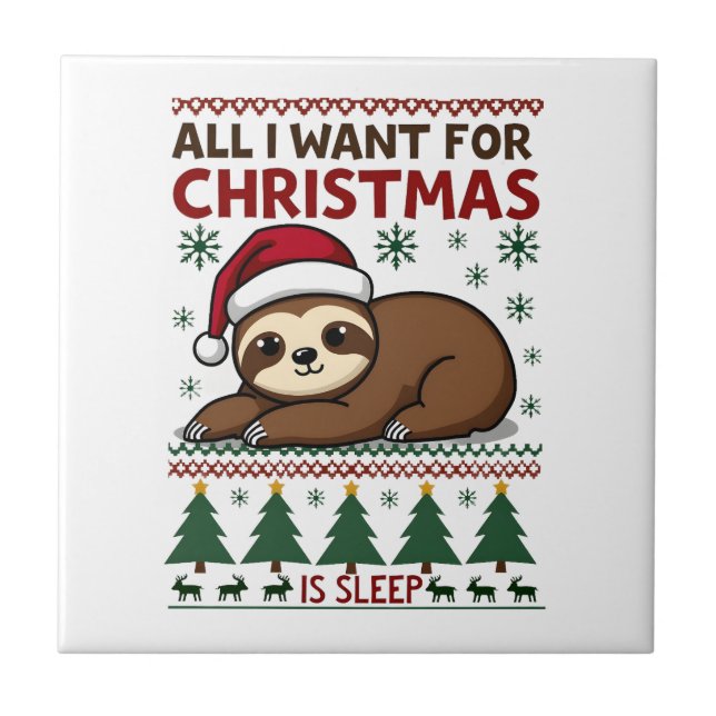 Tudo Que Eu Quero Para O Natal É Sono - Natal Dive (Frente)