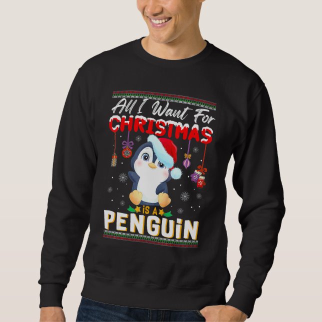 Tudo Que Eu Quero Para O Natal É Uma Suéter Feia D (Frente)