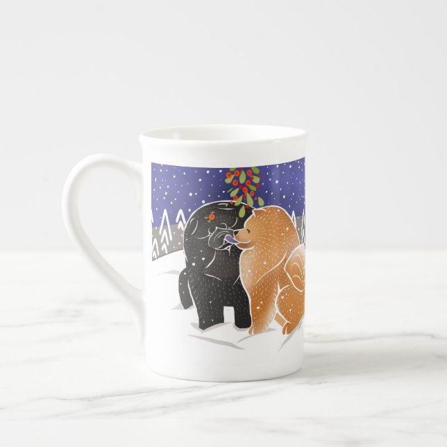 TUDO que EU QUERO PARA XMAS - caneca de China de (Esquerda)
