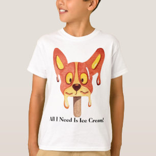 Tudo Que Preciso É De Camisa Branca De Sorvetes