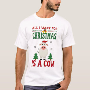 Tudo Que Quero No Natal É Uma Camiseta Feia De Vac