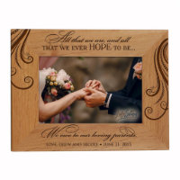 Tudo Que Somos Uma Imagem De Casamento De Pau 5x7