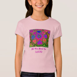 "Tudo que você precisa é de amor" camiseta infanti