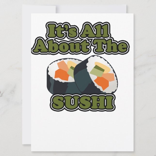 Tudo Sobre o Humor da Comida de Sushi (Frente)