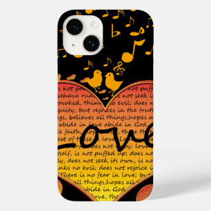 Tudo Suporta o Amor 1 Coríntios 13 Capa de iPhone