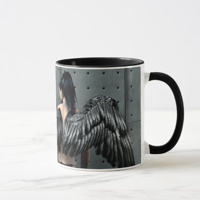 Tudo você obtem a caneca gótico da arte (Direita)