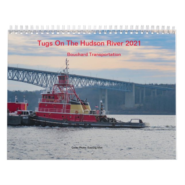 Tugs No Calendário De Bouchard Do Rio Hudson De 20 (Capa)
