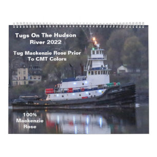 Tugs No Calendário Do Rosa Do Rio Hudson Mackenzi