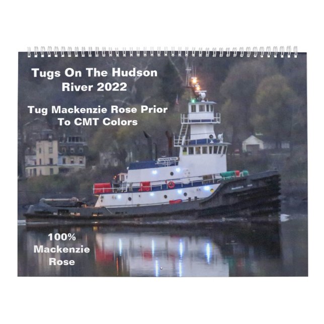 Tugs No Calendário Do Rosa Do Rio Hudson Mackenzie (Capa)