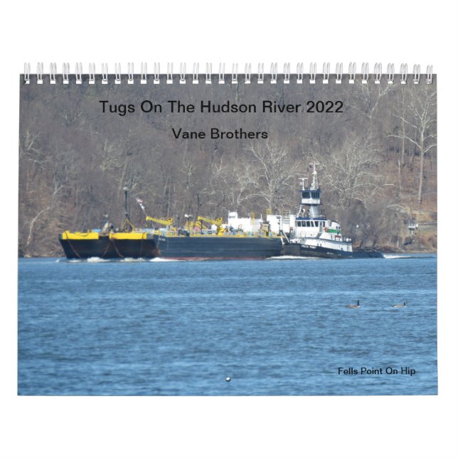 Tugs No Rio Hudson 2022, Vane Bros. Calendário (Capa)