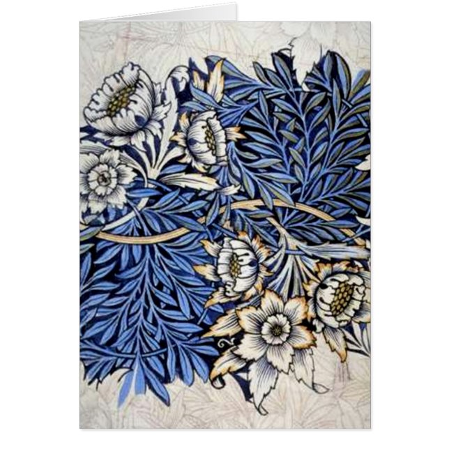 "Tulip & Willow" por William Morris - Cartão (Frente)
