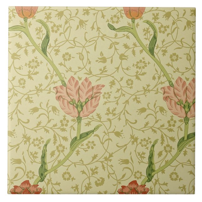 Tulipa 1885 do jardim projetada por William Morris (Frente)