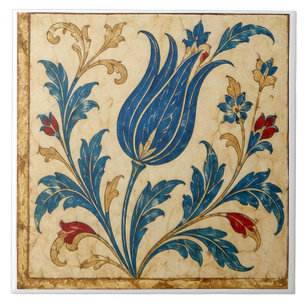 Tulipa Azul Arte Floral Botânica Otomana