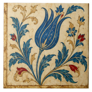 Tulipa Azul Arte Floral Botânica Otomana