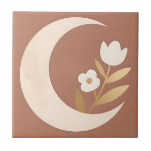 Tulipa Floral Lua Crescente Minimalista