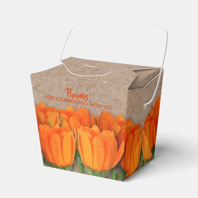 Tulipa Laranja no Kraft Tirar Caixas de Favoritos  (Frente)