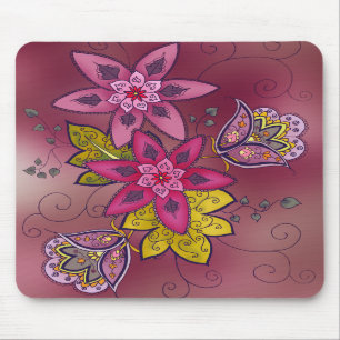 Tulipa marrom Mousepad