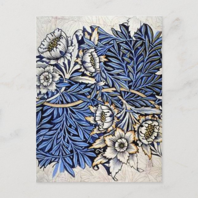 "Tulipa & salgueiro" por William Morris - cartão (Frente)