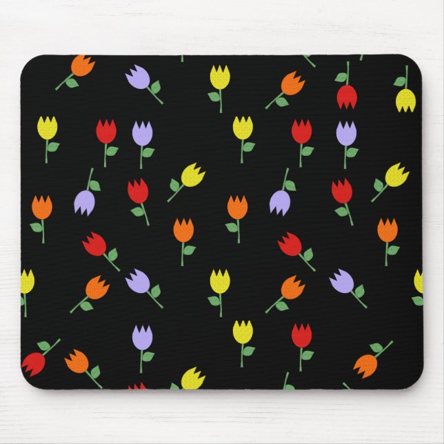Tulipas bonito Mousepad do KRW (Frente)