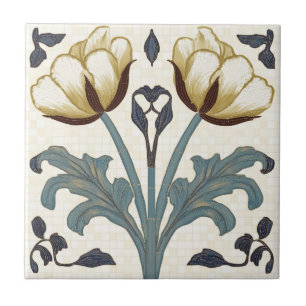 Tulipas em Estilo Art Nouveau